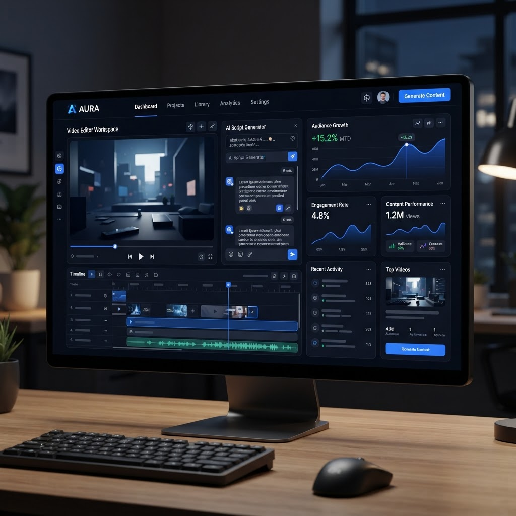 Preview of the CreatorsPact AI creation workspace